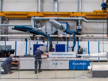 針對(duì)中國(guó)市場(chǎng)，克勞斯瑪菲傾力打造高品質(zhì)管材擠出機(jī)