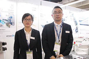 精誠模具唐麗娜(左)和壽黎陽(右)