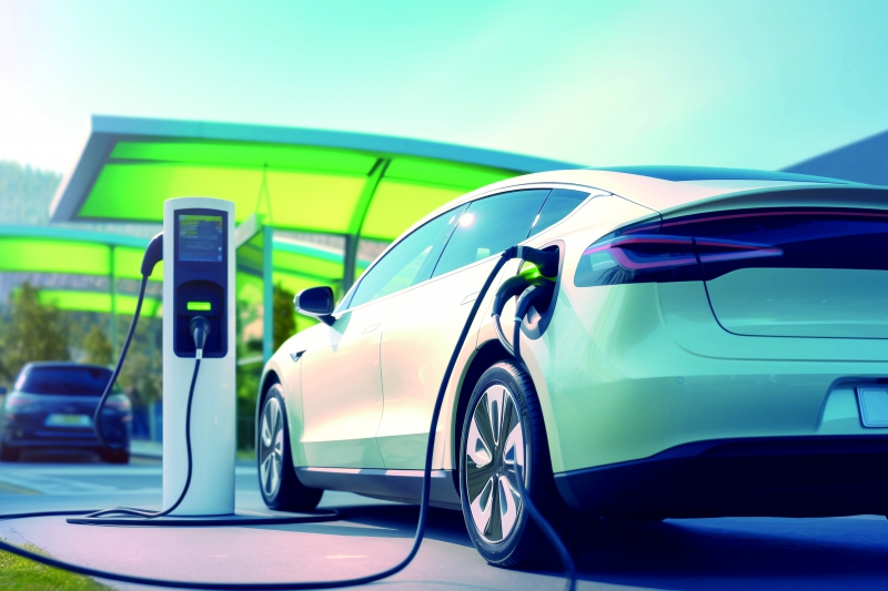 攝圖網_600741656_正在充電的新能源汽車(非企業(yè)商用)