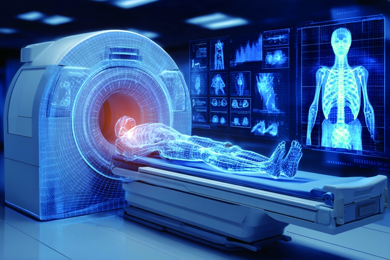 攝圖網_602700856_CT掃描人體成像顯示圖(非企業(yè)商用)